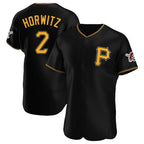 Choea P.Pirates #2 Spencer Horwitz Player Black Alternate 2025 Home Limited Elite Stitched Jerseys