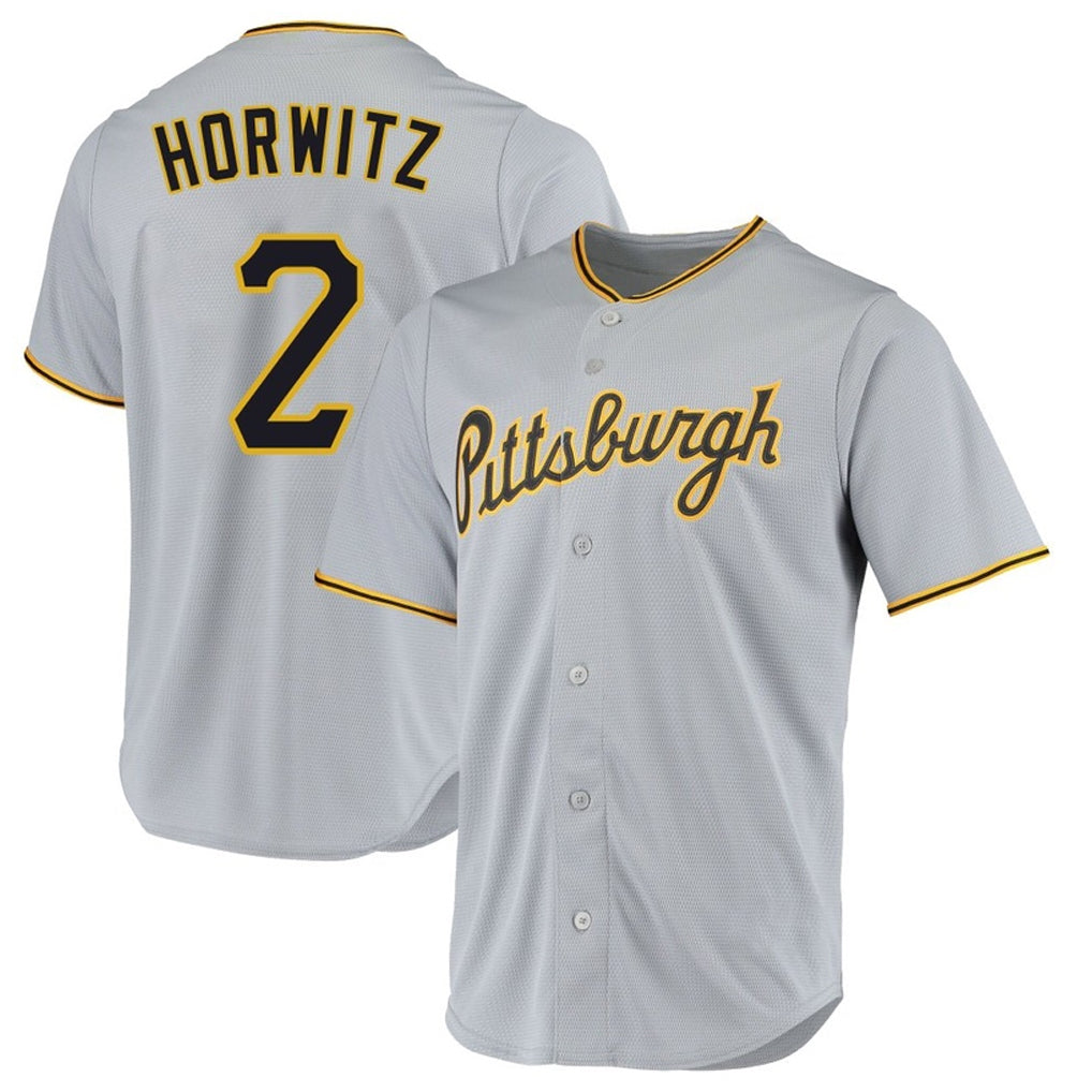 Choea P.Pirates #2 Spencer Horwitz Player Gray Road Home Game Stitched Jerseys