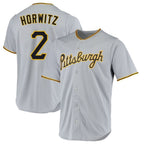 Choea P.Pirates #2 Spencer Horwitz Player Gray Road Home Game Stitched Jerseys