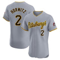 Choea P.Pirates #2 Spencer Horwitz Player Gray Road Home Limited Elite Stitched Jerseys