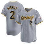 Choea P.Pirates #2 Spencer Horwitz Player Gray Road Home Limited Stitched Jerseys