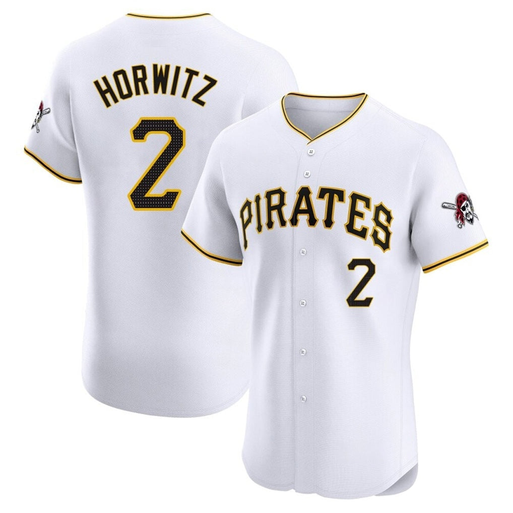 Choea P.Pirates #2 Spencer Horwitz Player White Home Limited Elite Stitched Jerseys