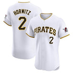 Choea P.Pirates #2 Spencer Horwitz Player White Home Limited Elite Stitched Jerseys