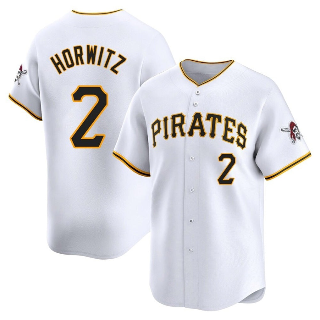 Choea P.Pirates #2 Spencer Horwitz Player White Home Limited Stitched Jerseys