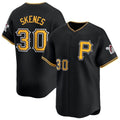 Choea P.Pirates #30 Paul Skenes Player Black Alt Limited Home Stitched Jerseys
