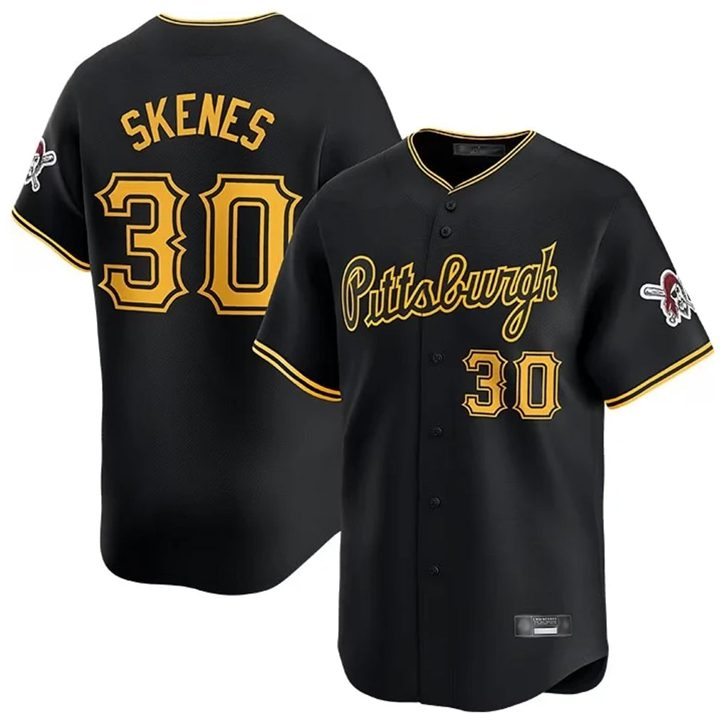 Choea P.Pirates #30 Paul Skenes Player Black Home Limited Stitched Jerseys