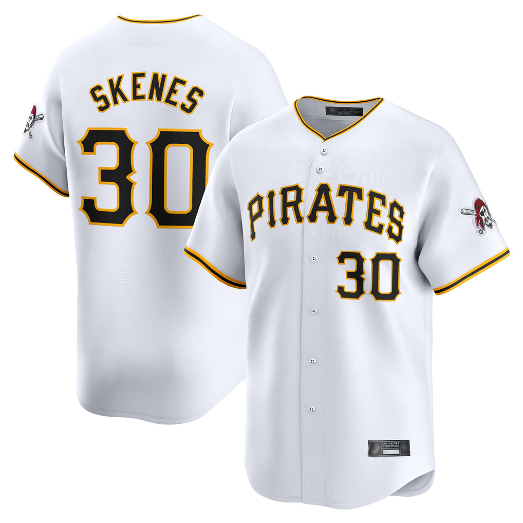 Choea P.Pirates #30 Paul Skenes Player White Home Limited Stitched Jerseys