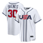 Choea P.Pirates #30 Paul Skenes Player White USA 2026 World Classic Home Limited Stitched Jerseys