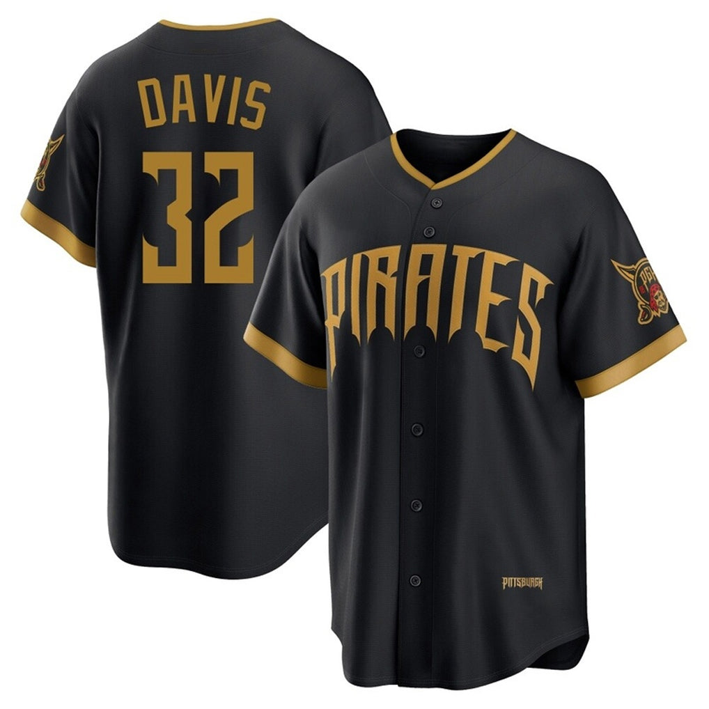 Choea P.Pirates #32 Henry Davis Player Black 2026 City Connect Home Game Stitched Jerseys