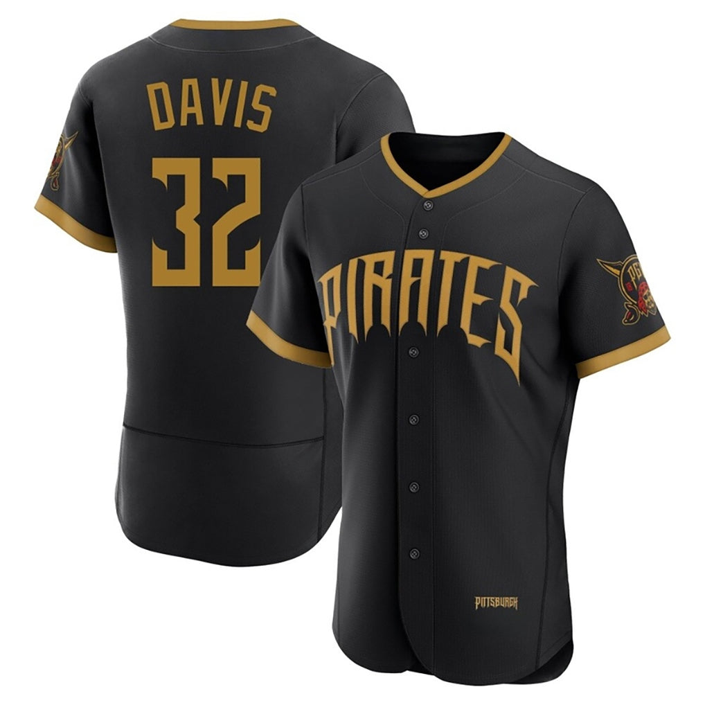 Choea P.Pirates #32 Henry Davis Player Black 2026 City Connect Home Limited Elite Stitched Jerseys