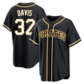 Choea P.Pirates #32 Henry Davis Player Black Fashion Out Home Game Stitched Jerseys