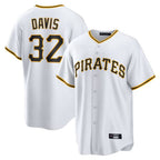 Choea P.Pirates #32 Henry Davis Player White Home Game Stitched Jerseys