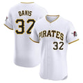 Choea P.Pirates #32 Henry Davis Player White Home Limited Elite Stitched Jerseys