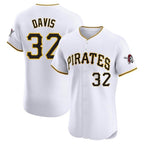 Choea P.Pirates #32 Henry Davis Player White Home Limited Elite Stitched Jerseys