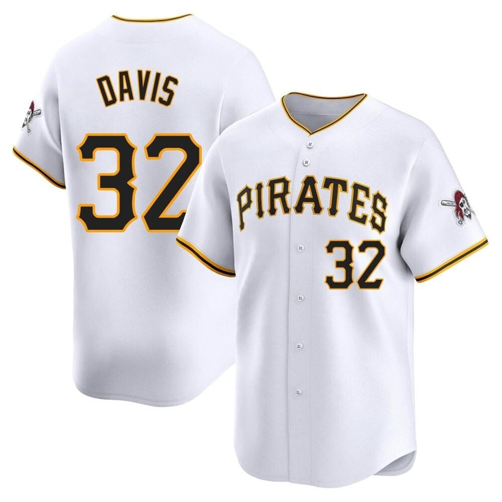 Choea P.Pirates #32 Henry Davis Player White Home Limited Stitched Jerseys