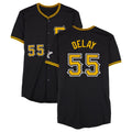 Choea P.Pirates #55 Jason Delay Player Black Alternate Limited Game Stitched Jerseys