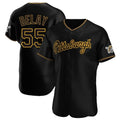 Choea P.Pirates #55 Jason Delay Player Black Home Limited Elite Stitched Jerseys