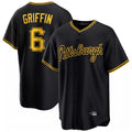 Choea P.Pirates #6 Konnor Griffin Player Black Alt Home Game Stitched Jerseys
