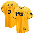 Choea P.Pirates #6 Konnor Griffin Player Gold City Connect Home Game Stitched Jerseys