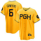 Choea P.Pirates #6 Konnor Griffin Player Gold City Connect Home Game Stitched Jerseys