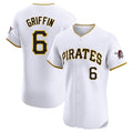 Choea P.Pirates #6 Konnor Griffin Player White Home Limited Elite Stitched Jerseys