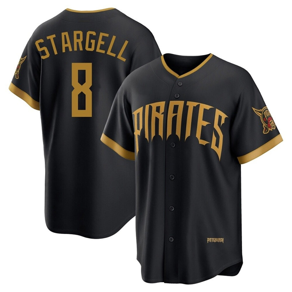 Choea P.Pirates #8 Willie Stargell Player Black 2026 City Connect Home Limited Stitched Jerseys