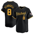 Choea P.Pirates #8 Willie Stargell Player Black Alt Home Limited Stitched Jerseys