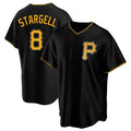 Choea P.Pirates #8 Willie Stargell Player Black Alternate 2025 Home Game Stitched Jerseys