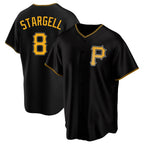 Choea P.Pirates #8 Willie Stargell Player Black Alternate 2025 Home Game Stitched Jerseys