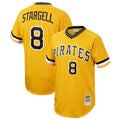 Choea P.Pirates #8 Willie Stargell Player Gold Mitchell & Ness Cooperstown Collection 1979 Limited Stitched Jerseys