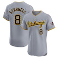 Choea P.Pirates #8 Willie Stargell Player Gray Road Home Limited Elite Stitched Jerseys