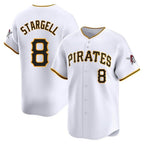 Choea P.Pirates #8 Willie Stargell Player White Home Limited Stitched Jerseys