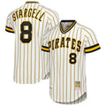 Choea P.Pirates #8 Willie Stargell Player White Mitchell & Ness Cooperstown Collection 1979 Limited Stitched Jerseys
