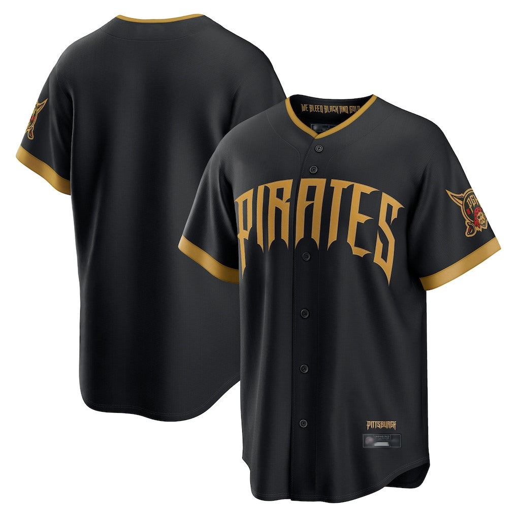 Choea P.Pirates Blank Player Black 2026 City Connect Home Limited Stitched Jerseys