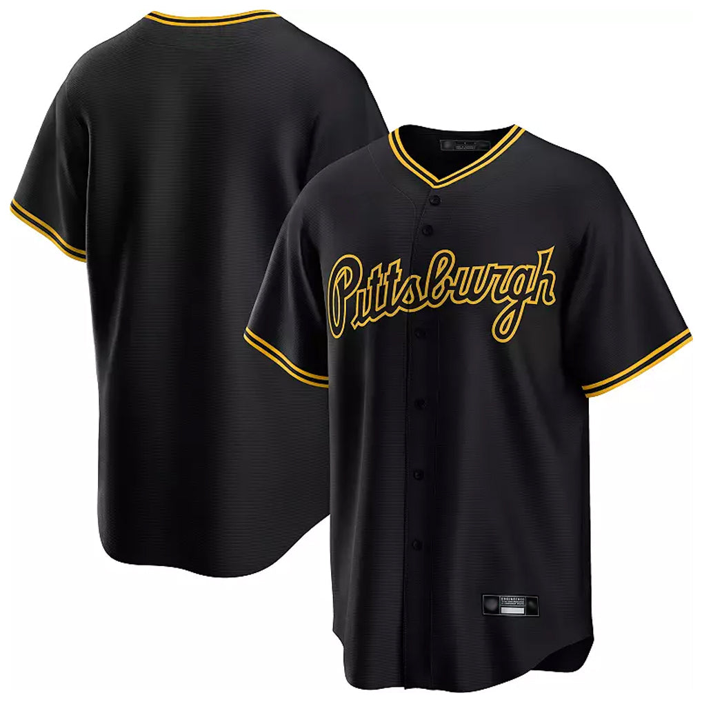 Choea P.Pirates Blank Player Black Alt Home Limited Stitched Jerseys