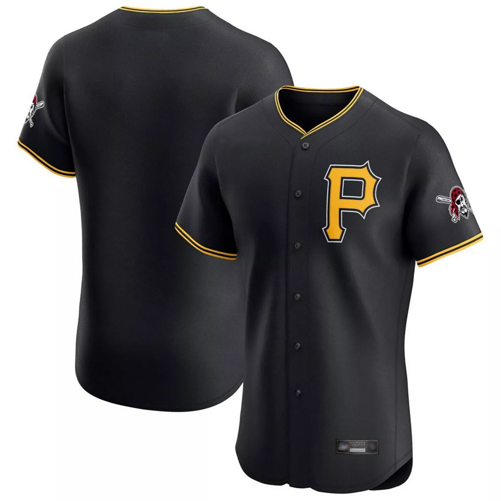 Choea P.Pirates Blank Player Black Alternate 2025 Home Limited Elite Stitched Jerseys