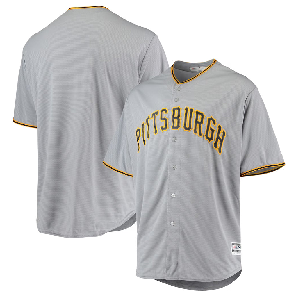Choea P.Pirates Blank Player Gray Road Home Game Stitched Jerseys
