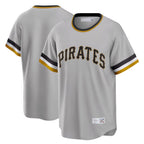 Choea P.Pirates Blank Player Gray Throwback Cooperstown Collection Limited T-shirt Stitched Jerseys