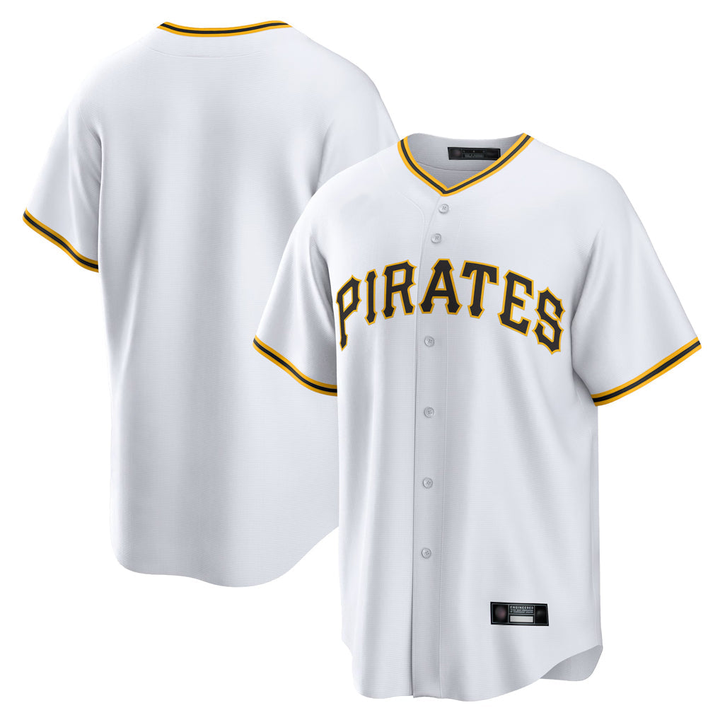 Choea P.Pirates Blank Player White Home Game Stitched Jerseys