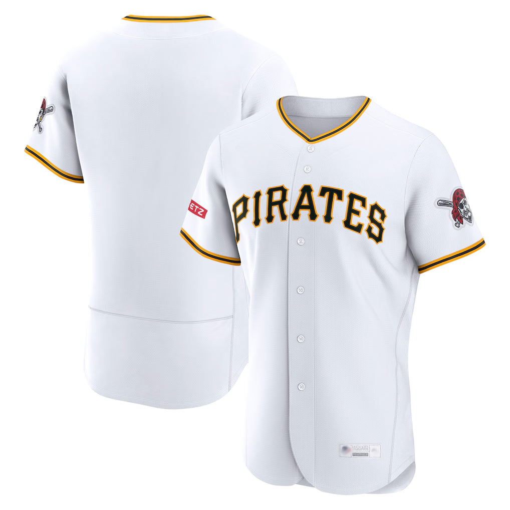 Choea P.Pirates Blank Player White Home Limited Elite Stitched Jerseys