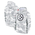 Choea P.Steelers Arctic Camo Limited Salute to Service Pullover Hoodies Game Blank Player Stitched Jerseys