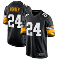 Choea P.Steelers #24 Joey Porter Jr. Black Alternate Game American Stitched Jerseys