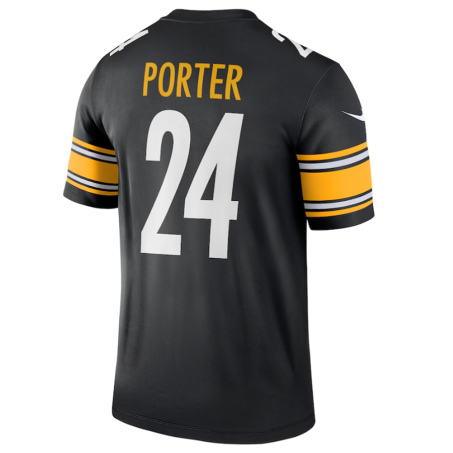 Choea P.Steelers #24 Joey Porter Jr. Black Legend American Stitched Jersey