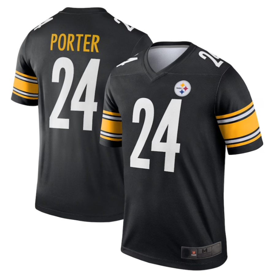 Choea P.Steelers #24 Joey Porter Jr. Black Legend American Stitched Jerseys