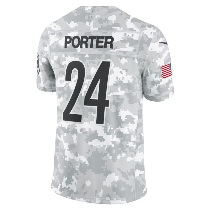 Choea P.Steelers #24 Joey Porter Jr. Limited Salute to Service Stitched Jerseys
