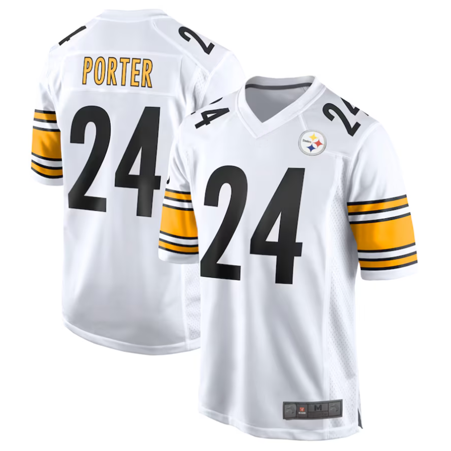 Choea P.Steelers #24 Joey Porter Jr. Player White Game Stitched Jerseys