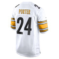 Choea P.Steelers #24 Joey Porter Jr. White Away Game Stitched Jerseys