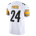 Choea P.Steelers #24 Joey Porter Jr. White Vapor F.U.S.E. Limited Stitched Jersey