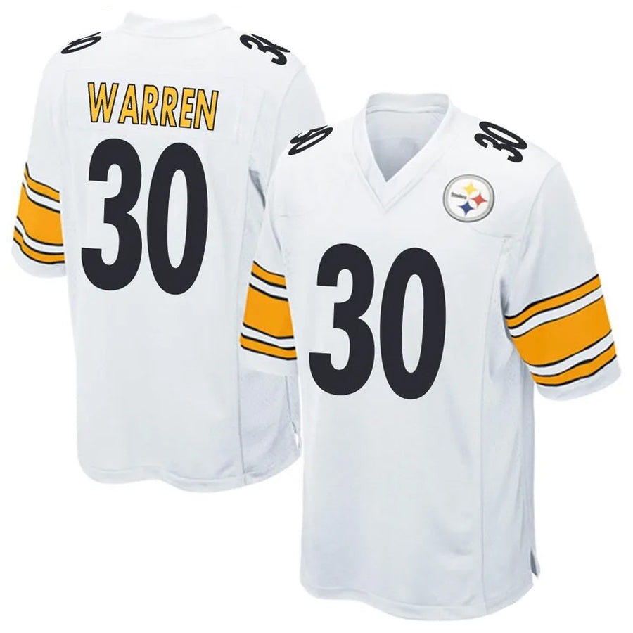 Choea P.Steelers #30 Jaylen Warren Player Game White Stitched Jerseys