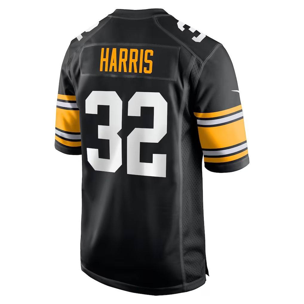 Choea P.Steelers #32 Franco Harris Player Black Home Game Stitched Jerseys